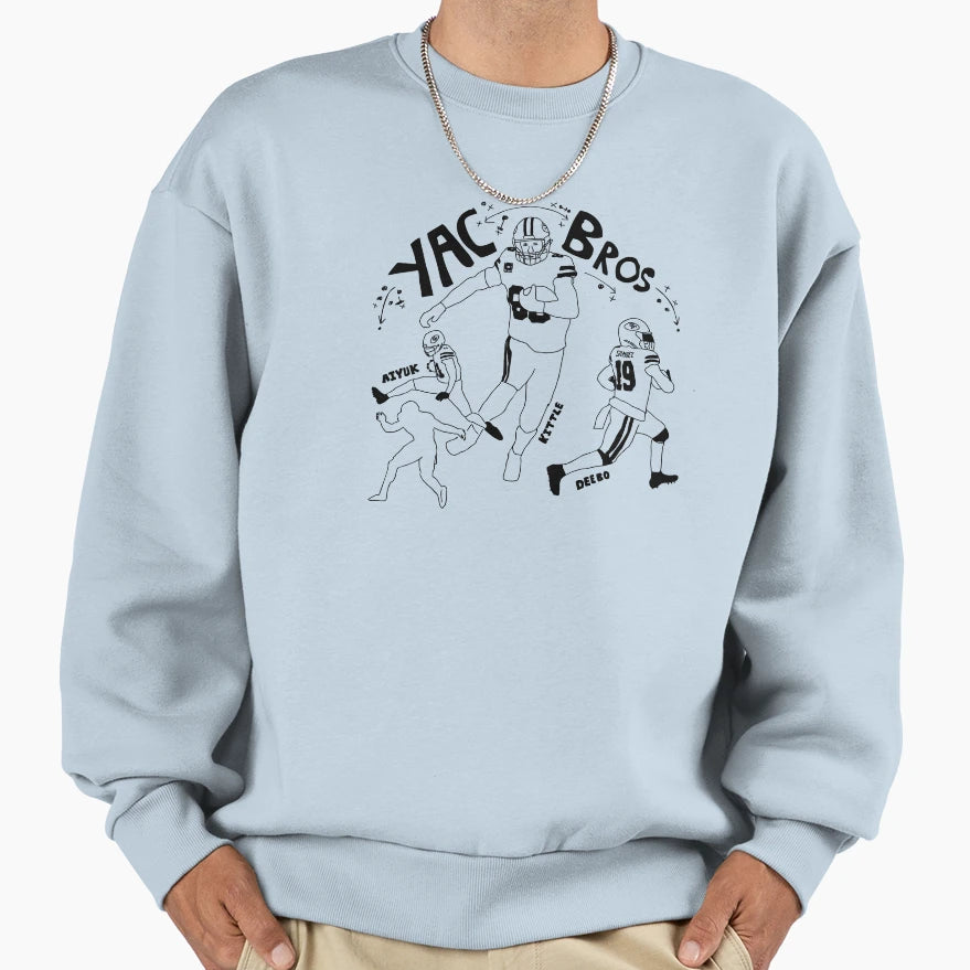 Yac Bros Kittle Deebo Aiyuk Sweatshirt - Casual Everyday Wear for Adults - T-Shirt, Sweatshirt, Hoodie