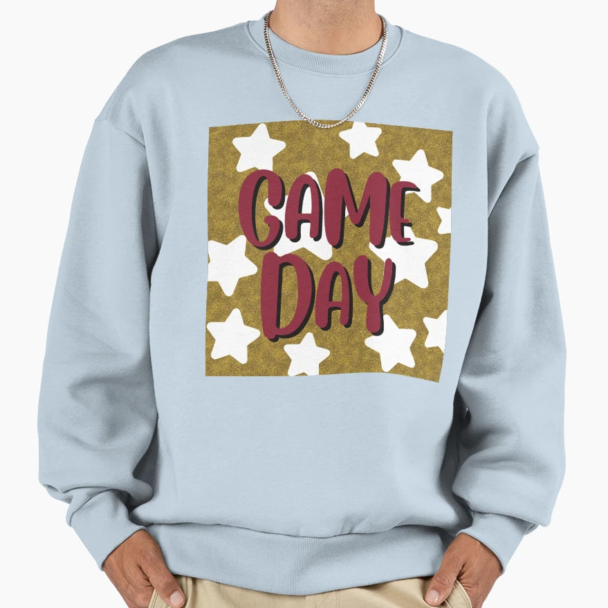Game Day Sweatshirt - Minimalist Print for Adults - T-Shirt, Sweatshirt, Hoodie