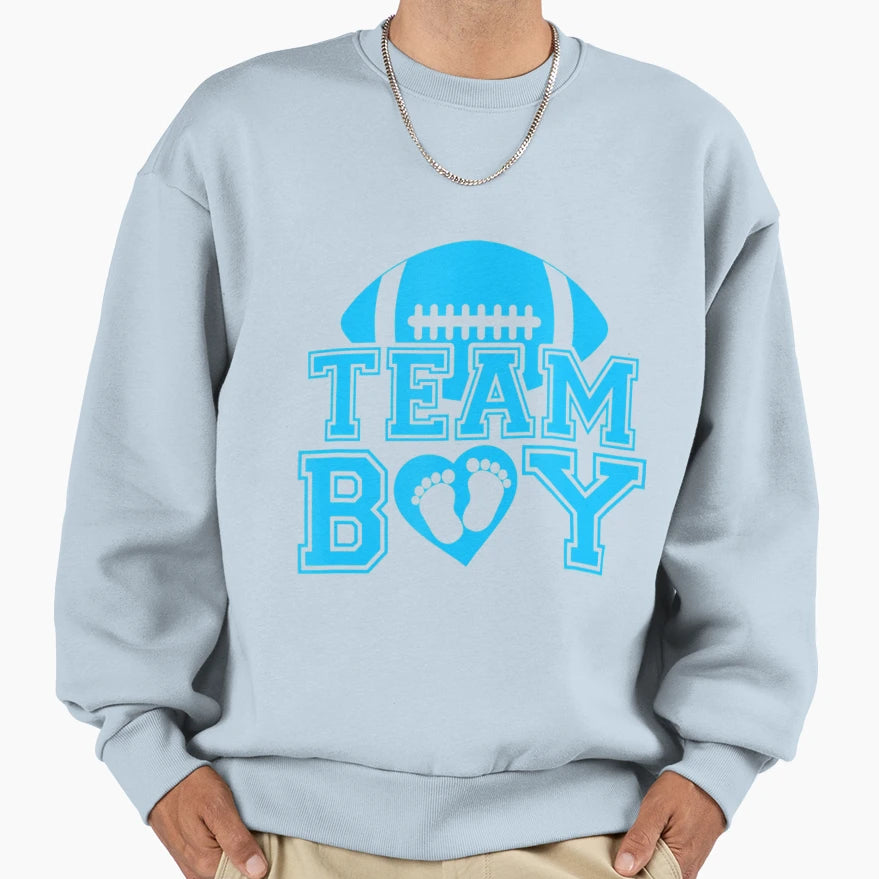 Team Funny Gender Reveal Mommy Sweatshirt - Minimalist Print for Adults - T-Shirt, Sweatshirt, Hoodie