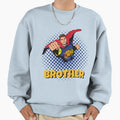 Pop Art Comic Super Hero Brother Sweatshirt - Casual Everyday Wear Unisex - T-Shirt, Sweatshirt, Hoodie