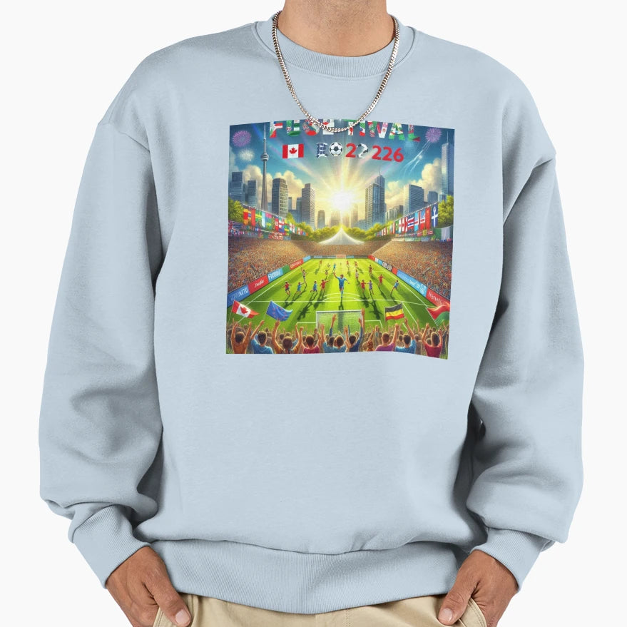 Toronto Soccer Festival 2026 Sweatshirt - Streetwear Style for Adults - T-Shirt, Sweatshirt, Hoodie