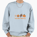 Tis Season Halloween Pumpkin Sweatshirt - Unique Graphic Unisex - T-Shirt, Sweatshirt, Hoodie