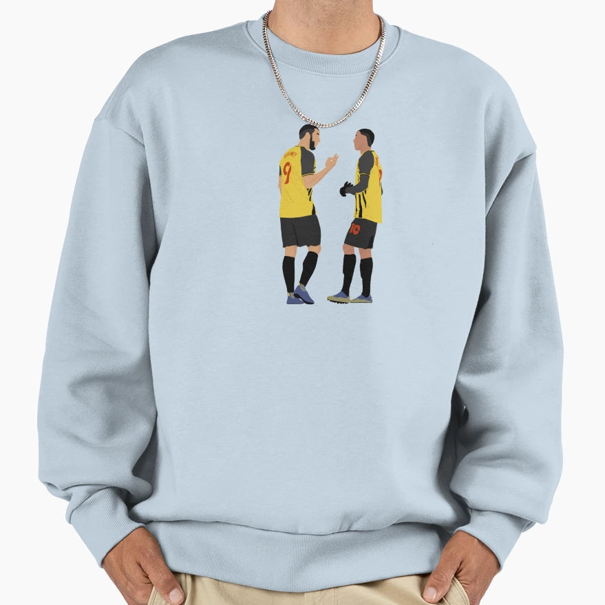 Joao Pedro And Troy Deeney Sweatshirt - Minimalist Print Unisex - T-Shirt, Sweatshirt, Hoodie