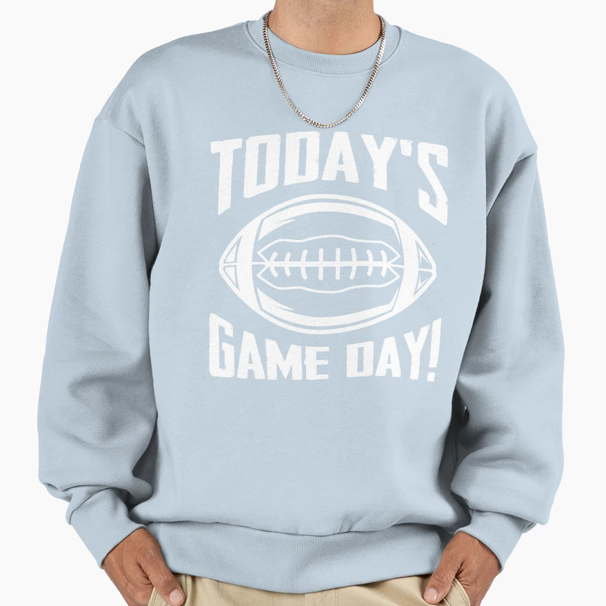 Game Day Football Game Rugby Sweatshirt - Fun Novelty Design for Adults - T-Shirt, Sweatshirt, Hoodie