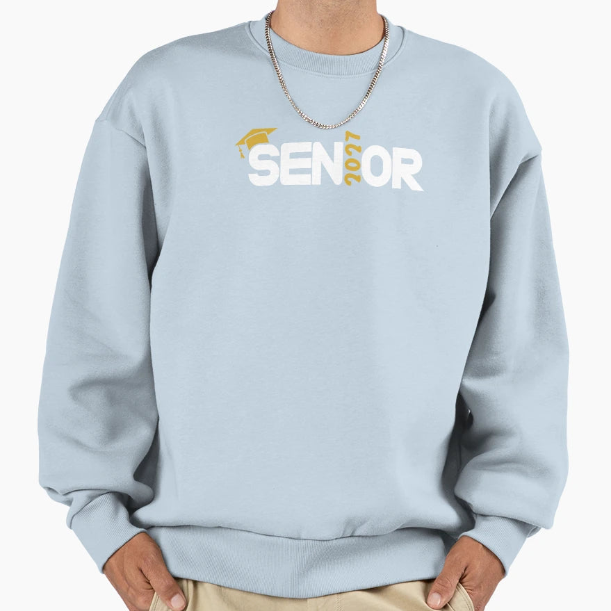 Class 2027 Senior 2027 Graduation Sweatshirt - Aesthetic Graphic Men Women - T-Shirt, Sweatshirt, Hoodie