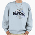 Soccer And Star Sweatshirt - Unique Graphic Unisex - T-Shirt, Sweatshirt, Hoodie