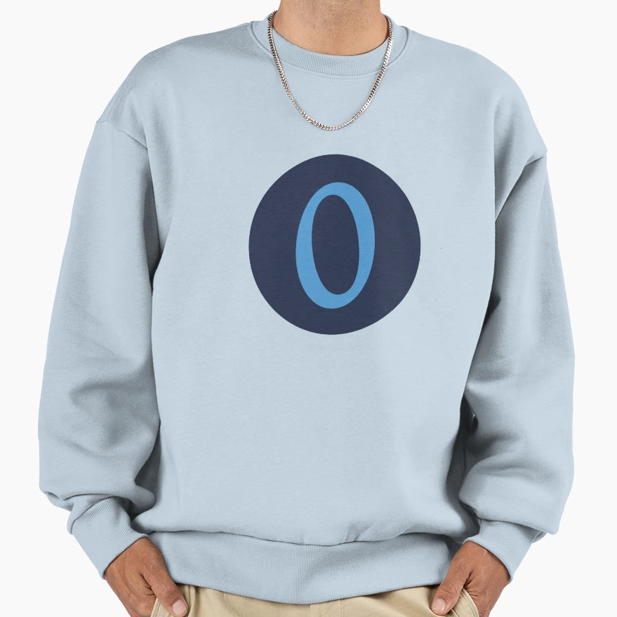 Letter O Monogram Sweatshirt - Casual Everyday Wear Unisex - T-Shirt, Sweatshirt, Hoodie