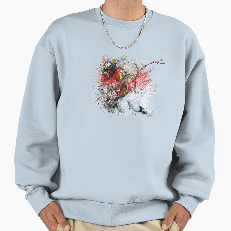 Football Splash Sweatshirt - Minimalist Print Men Women - T-Shirt, Sweatshirt, Hoodie