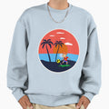 Summer Beach Soccer Season Sweatshirt - Minimalist Print Men Women - T-Shirt, Sweatshirt, Hoodie