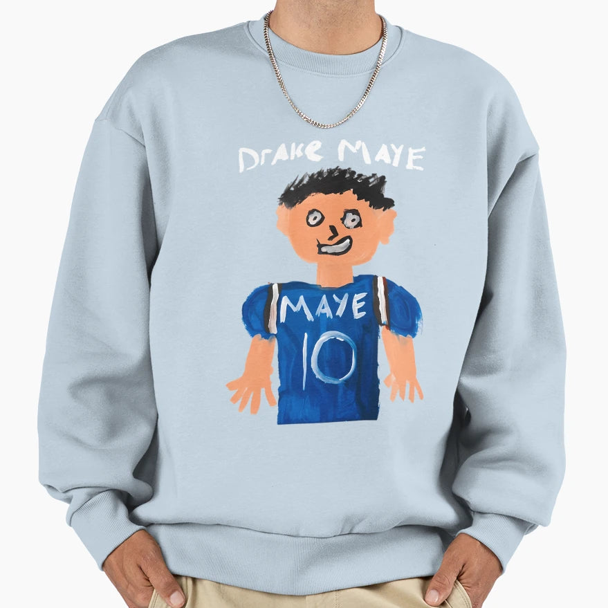 Drake Maye Meme Sweatshirt - Novelty Apparel Unisex - T-Shirt, Sweatshirt, Hoodie