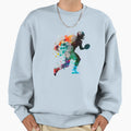 Painted Footballer Sweatshirt - Minimalist Print for Adults - T-Shirt, Sweatshirt, Hoodie