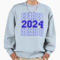 2024 Senior Sweatshirt - Trendy Graphic Unisex - T-Shirt, Sweatshirt, Hoodie