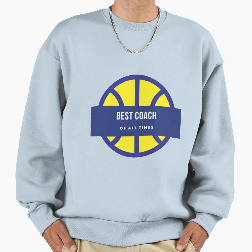 Best Coach All Times Pe Sweatshirt - Minimalist Print for Adults - T-Shirt, Sweatshirt, Hoodie