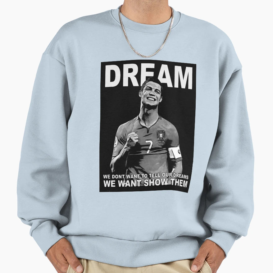 Christiano Ronaldo Sweatshirt - Minimalist Print Unisex - T-Shirt, Sweatshirt, Hoodie