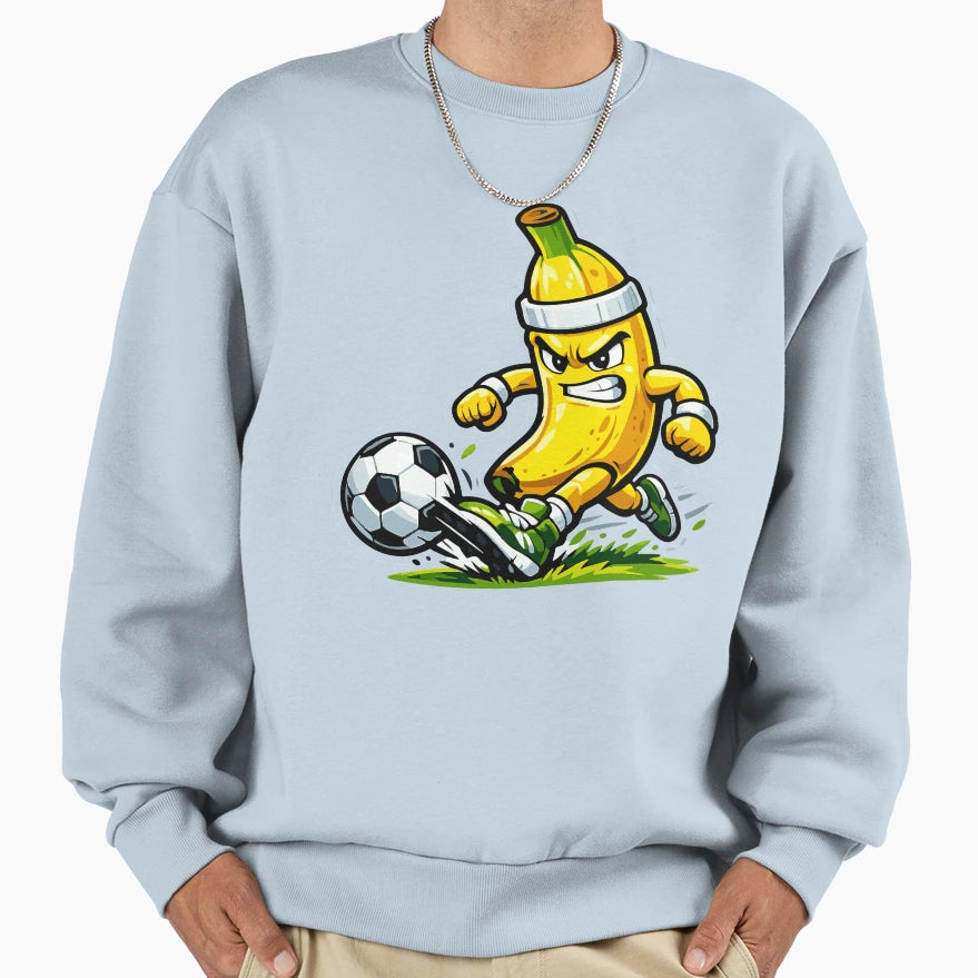 Playing Football Sweatshirt - Trendy Graphic Men Women - T-Shirt, Sweatshirt, Hoodie