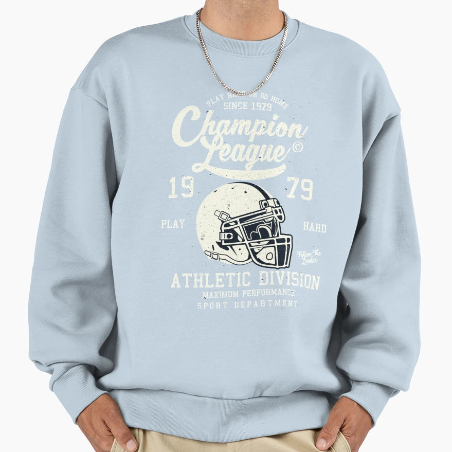 Champion League Football Sweatshirt - Unique Graphic Men Women - T-Shirt, Sweatshirt, Hoodie