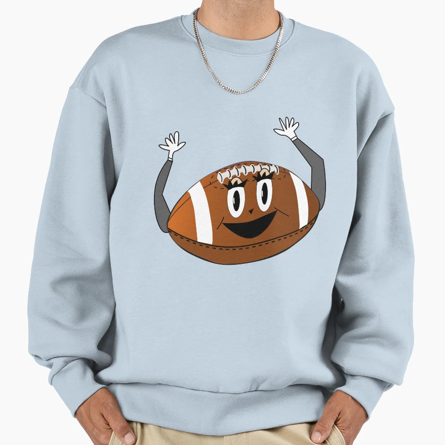 Freddie Football Sweatshirt - Casual Everyday Wear Unisex - T-Shirt, Sweatshirt, Hoodie