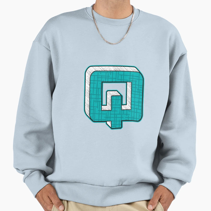 Alphabets Blue Ywzmls 26 Sweatshirt - Aesthetic Graphic Men Women - T-Shirt, Sweatshirt, Hoodie