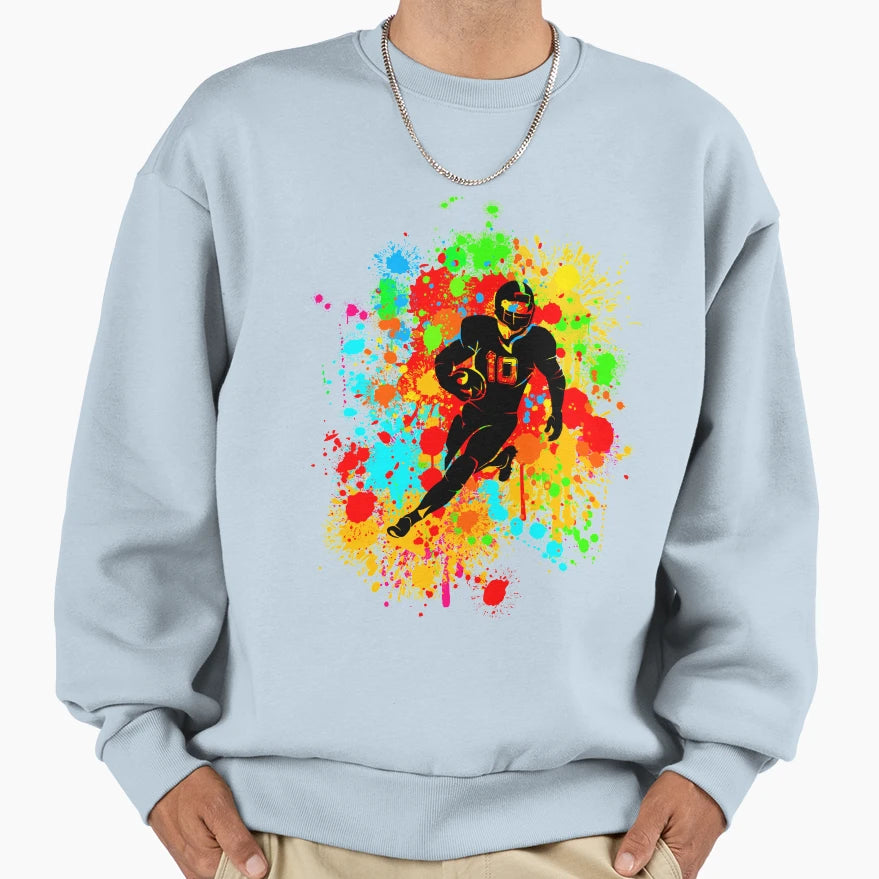 Field And Couch Front Tv American Sweatshirt - Minimalist Print Unisex - T-Shirt, Sweatshirt, Hoodie