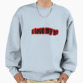 I Love My Girlfriend Gf Sweatshirt - Minimalist Print for Adults - T-Shirt, Sweatshirt, Hoodie
