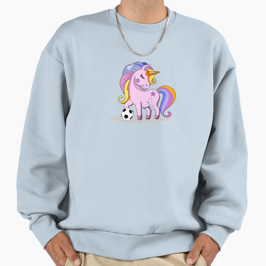 Unicorn Themed Soccer Gifts Soccer Mom Sweatshirt - Graphic Print Men Women - T-Shirt, Sweatshirt, Hoodie