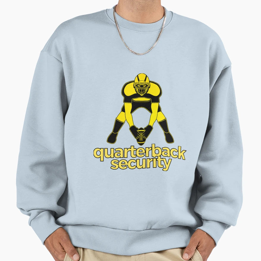Quarterback Security Helmet Sweatshirt - Casual Everyday Wear Unisex - T-Shirt, Sweatshirt, Hoodie