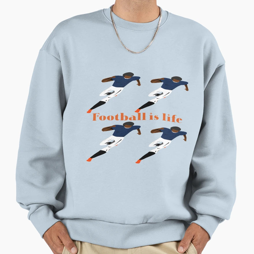 Profession Football Players Sweatshirt - Trendy Graphic for Adults - T-Shirt, Sweatshirt, Hoodie