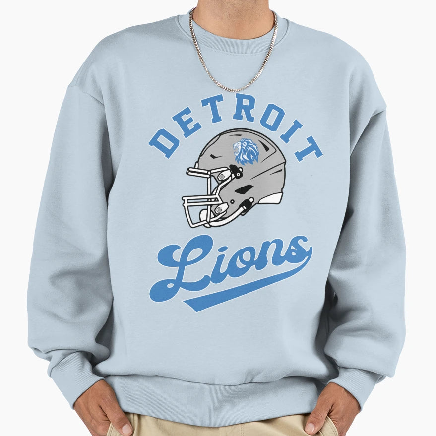 Art Detroit Lions Sweatshirt - Fun Novelty Design Men Women - T-Shirt, Sweatshirt, Hoodie