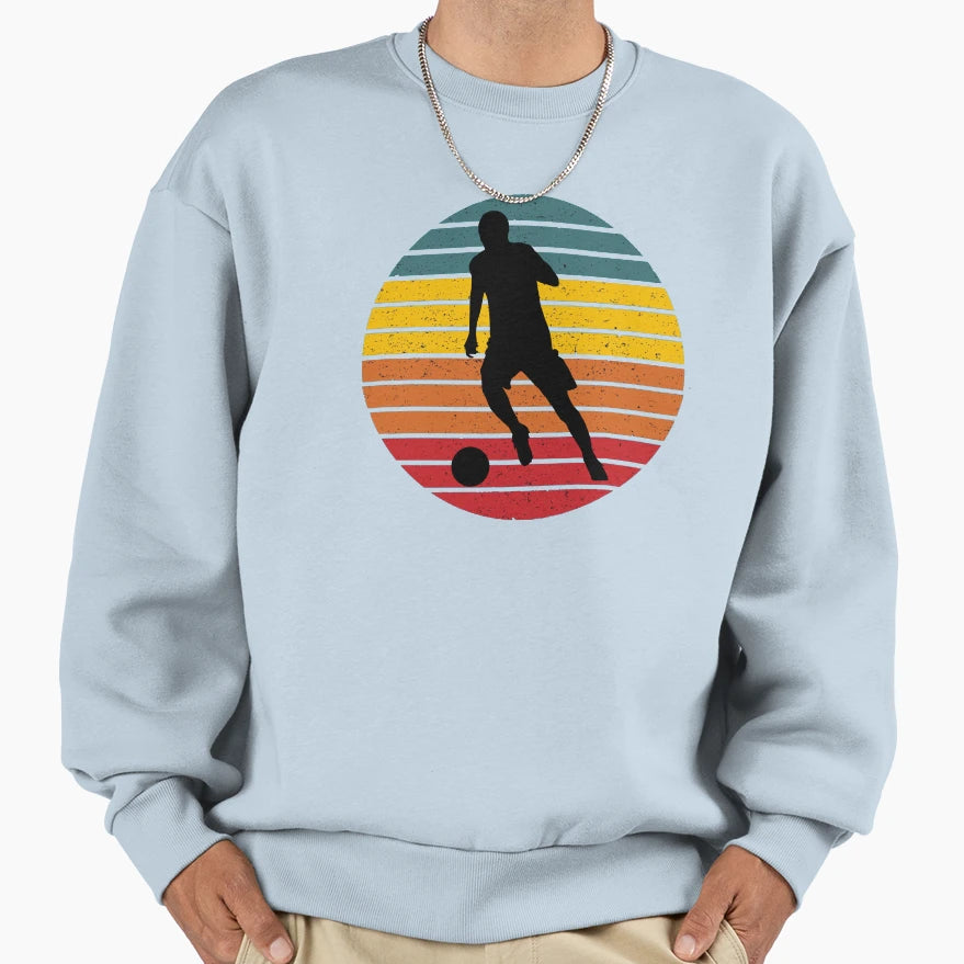 Soccer Playing Soccer Sweatshirt - Aesthetic Graphic Unisex - T-Shirt, Sweatshirt, Hoodie