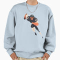 Star American Football Player Sweatshirt - Fun Novelty Design Men Women - T-Shirt, Sweatshirt, Hoodie