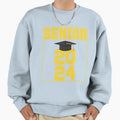 Senior 2024 Sweatshirt - Minimalist Print Unisex - T-Shirt, Sweatshirt, Hoodie