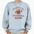 Id Love To But Its Football Season Sweatshirt - Trendy Graphic Unisex - T-Shirt, Sweatshirt, Hoodie