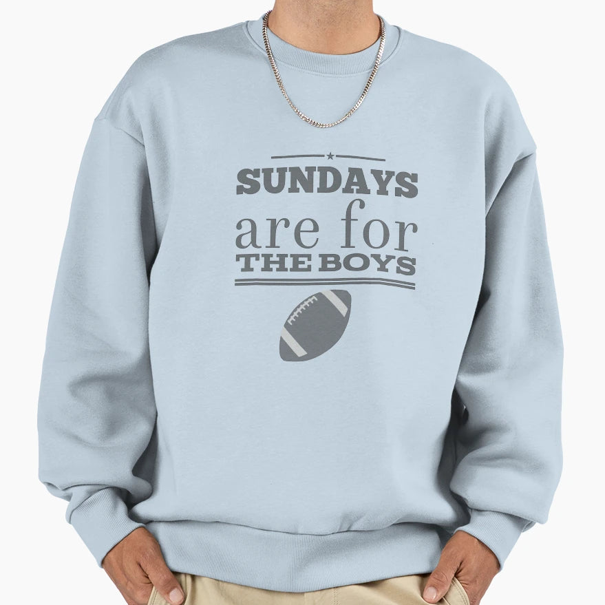 Sundays Are Football Sweatshirt - Custom Art Print for Adults - T-Shirt, Sweatshirt, Hoodie