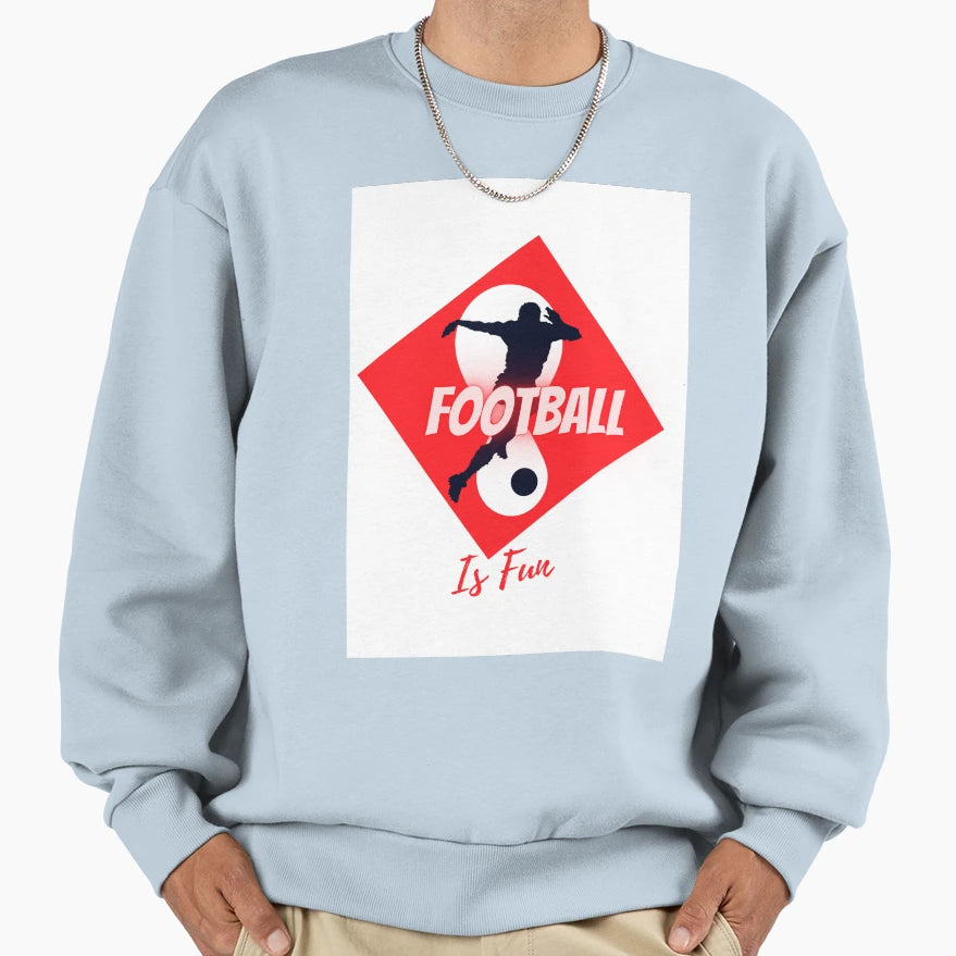 Football Sports Sweatshirt - Trendy Graphic Unisex - T-Shirt, Sweatshirt, Hoodie
