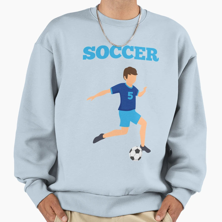 Soccer Football Sweatshirt - Streetwear Style Unisex - T-Shirt, Sweatshirt, Hoodie