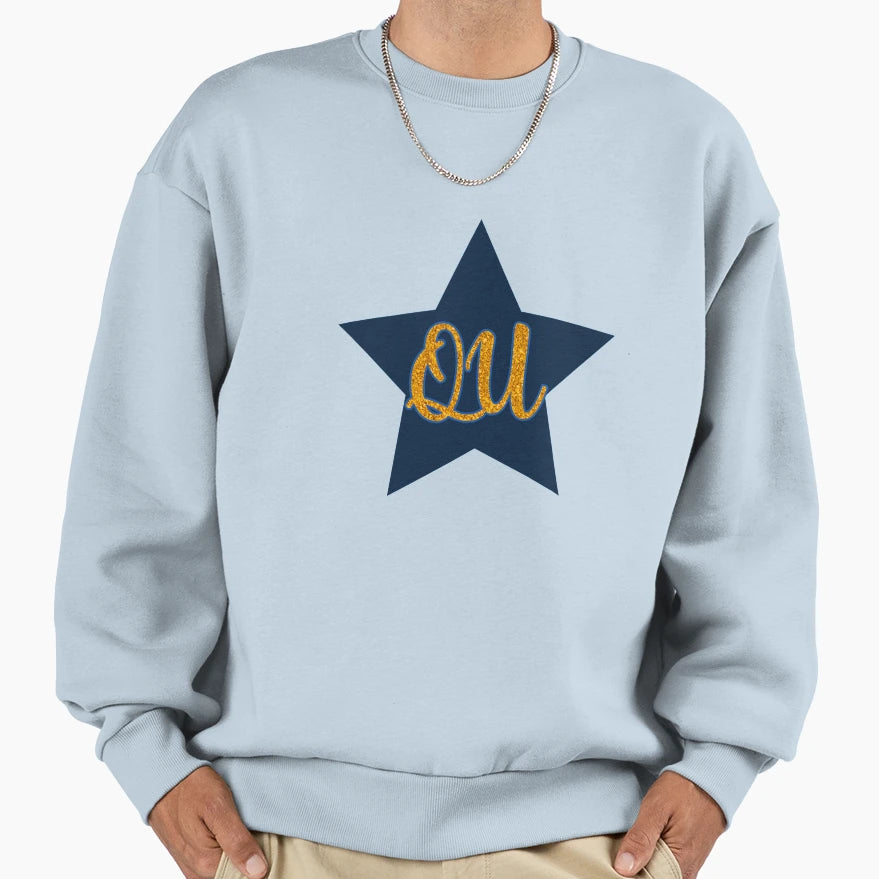 Quinnipiac Star Sweatshirt - Novelty Apparel Unisex - T-Shirt, Sweatshirt, Hoodie