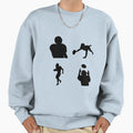 Soccer Player Shadow Game Sweatshirt - Streetwear Style Unisex - T-Shirt, Sweatshirt, Hoodie