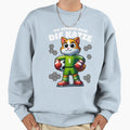 Soccer Goalkeeper Cat Sweatshirt - Casual Everyday Wear Men Women - T-Shirt, Sweatshirt, Hoodie