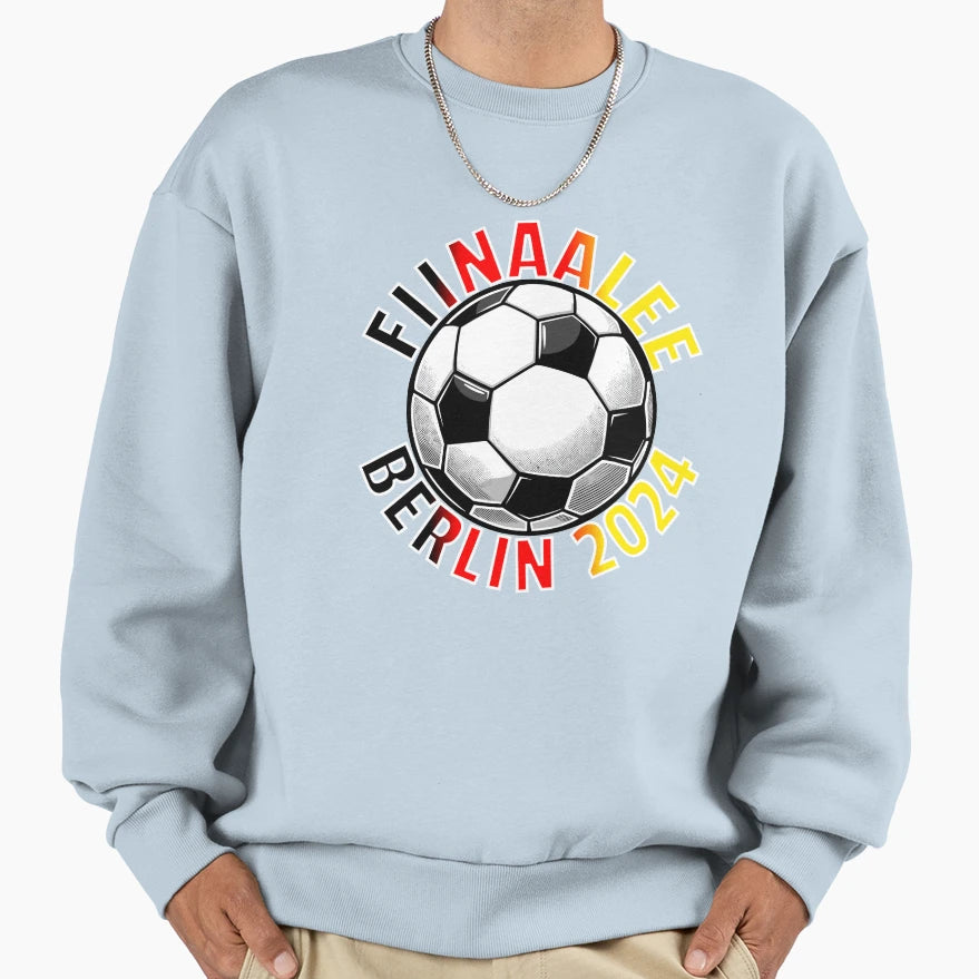 Finale Berlin 2024 Fussball T-Shirt - Fun Novelty Design Men Women - T-Shirt, Sweatshirt, Hoodie