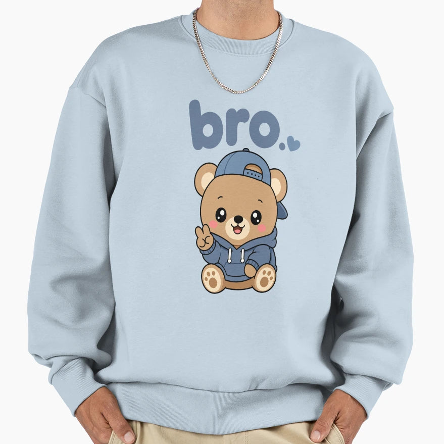 Bear Bro Sweatshirt - Novelty Apparel Unisex - T-Shirt, Sweatshirt, Hoodie