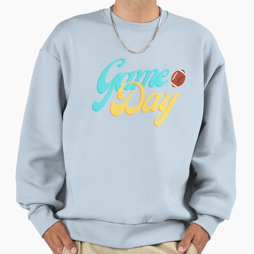 Game Day Sweatshirt - Minimalist Print Men Women - T-Shirt, Sweatshirt, Hoodie