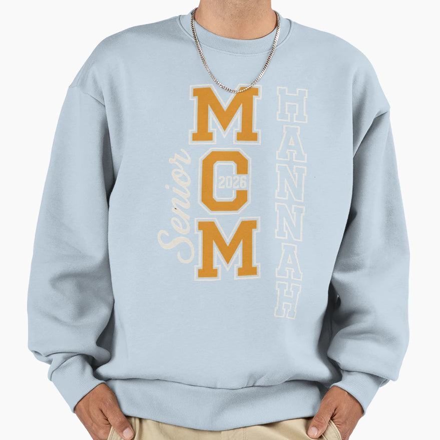 Senior Mom 2026 Sweatshirt - Graphic Print Unisex - T-Shirt, Sweatshirt, Hoodie