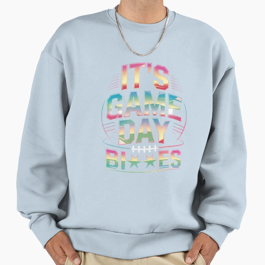 Game Day Football Team Fan Game Sweatshirt - Novelty Apparel for Adults - T-Shirt, Sweatshirt, Hoodie