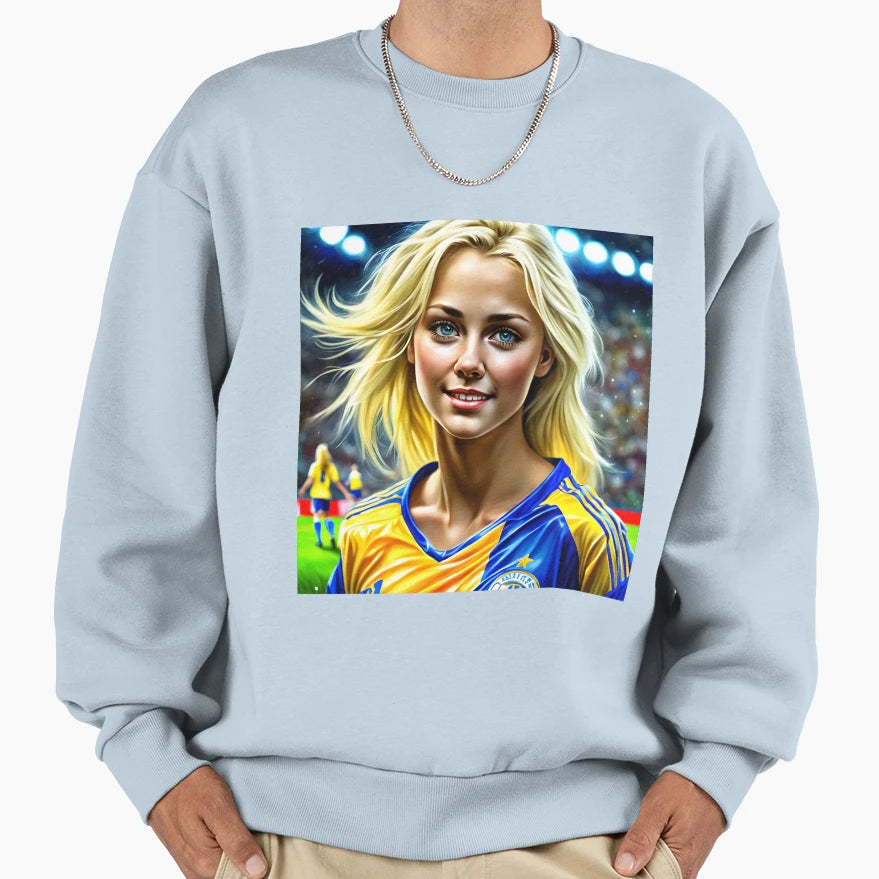 Foot Footballer 1 Sweatshirt - Fun Novelty Design for Adults - T-Shirt, Sweatshirt, Hoodie