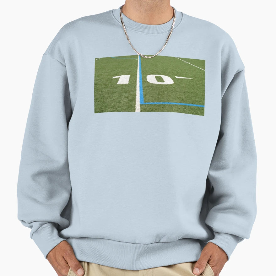 Football Field Ten Sweatshirt - Custom Art Print Men Women - T-Shirt, Sweatshirt, Hoodie