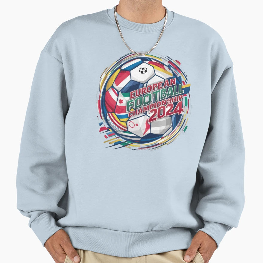 European Football Championship Sweatshirt - Fun Novelty Design for Adults - T-Shirt, Sweatshirt, Hoodie