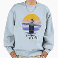 Football Is Life Sunset Sweatshirt - Aesthetic Graphic Unisex - T-Shirt, Sweatshirt, Hoodie