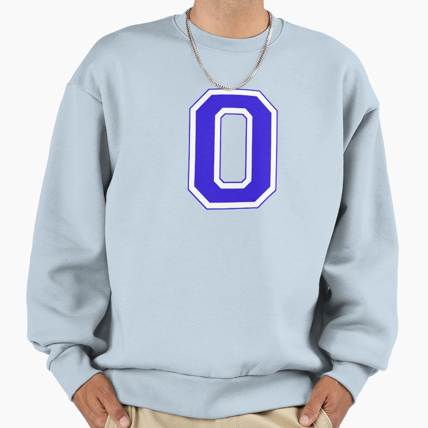 Varsity Letter O Sweatshirt - Fun Novelty Design Unisex - T-Shirt, Sweatshirt, Hoodie