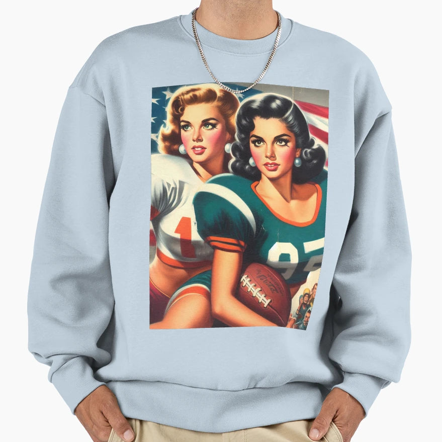 Football Sweatshirt - Fun Novelty Design Men Women - T-Shirt, Sweatshirt, Hoodie
