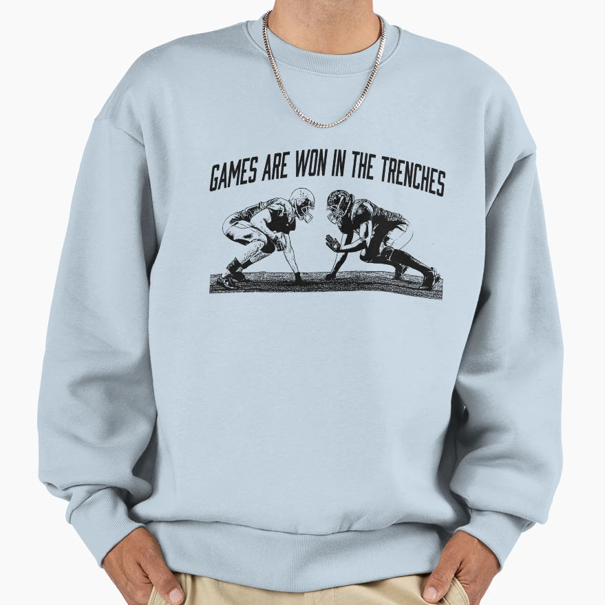 Defensive Line Offensive Line Sweatshirt - Unique Graphic for Adults - T-Shirt, Sweatshirt, Hoodie